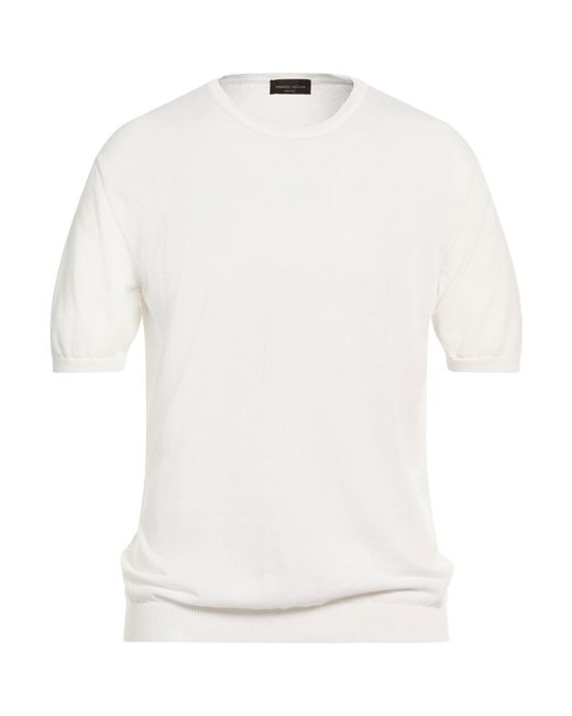 Pullover Roberto Collina de hombre de color White