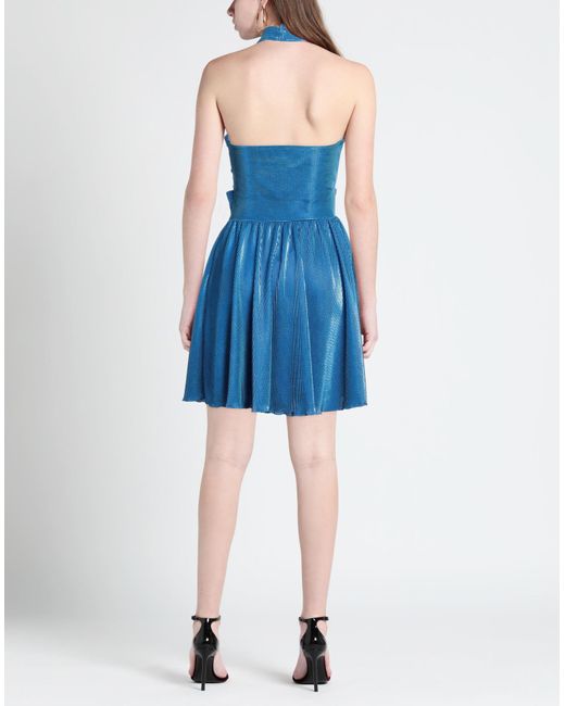FACE TO FACE STYLE Blue Mini-Kleid