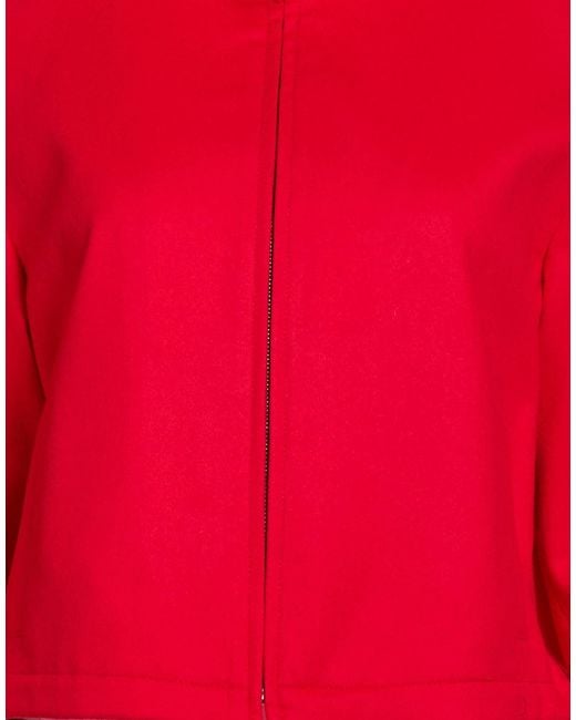 Akris Red Jacket Virgin Wool
