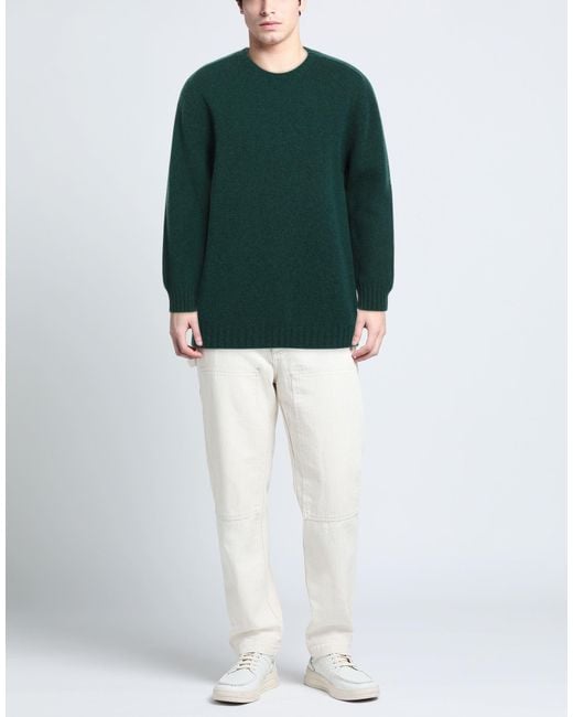SHETLANDER'S Green Sweater for men