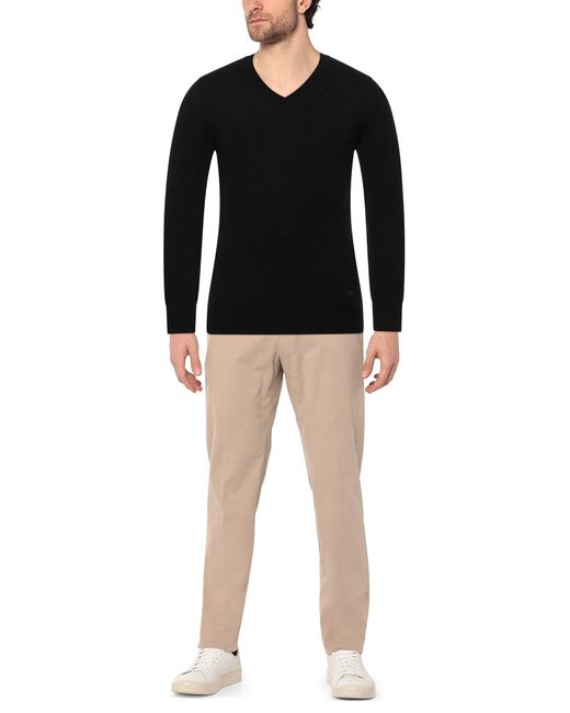 Emporio Armani Black Sweater for men