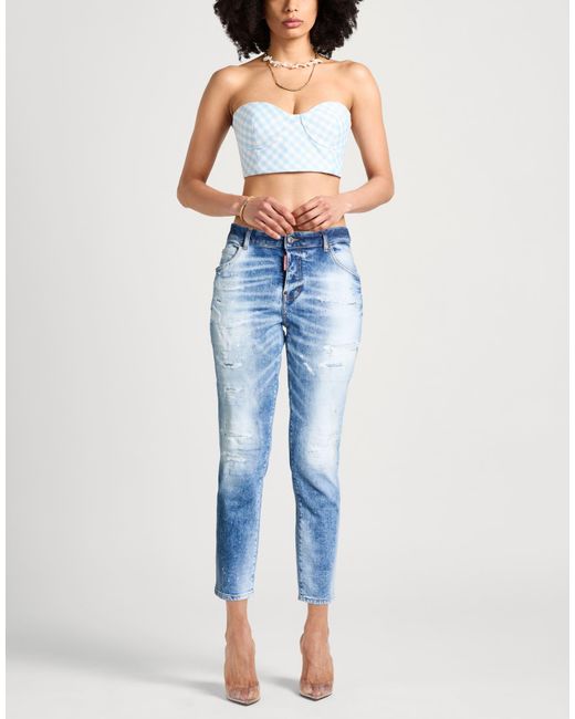 Pantalon En Jean DSquared² en coloris Blue