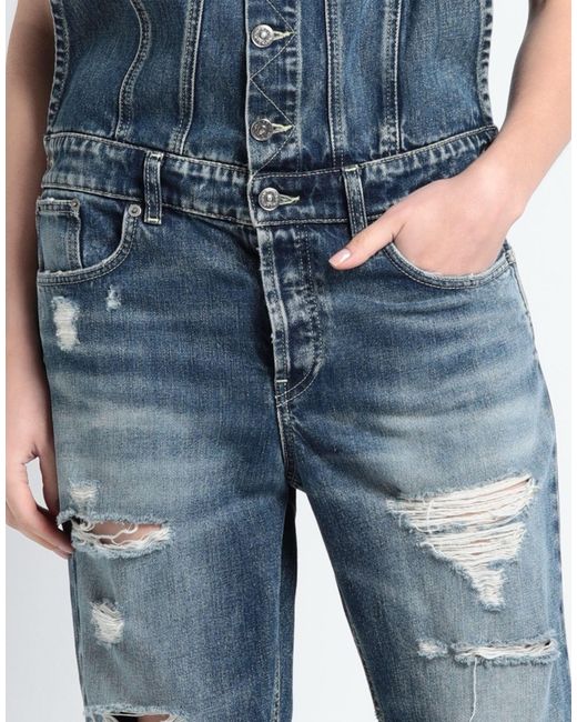 Dondup Blue Overalls