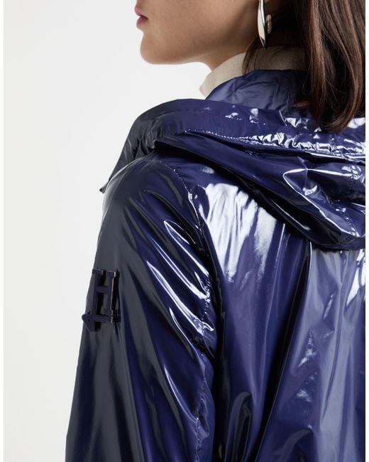 Herno Blue Jacket Polyamide, Polyurethane