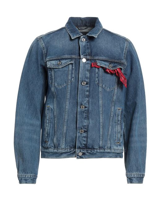 Scotch & Soda Blue Denim Outerwear for men