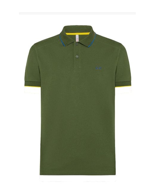 Sun 68 Poloshirt in Green für Herren