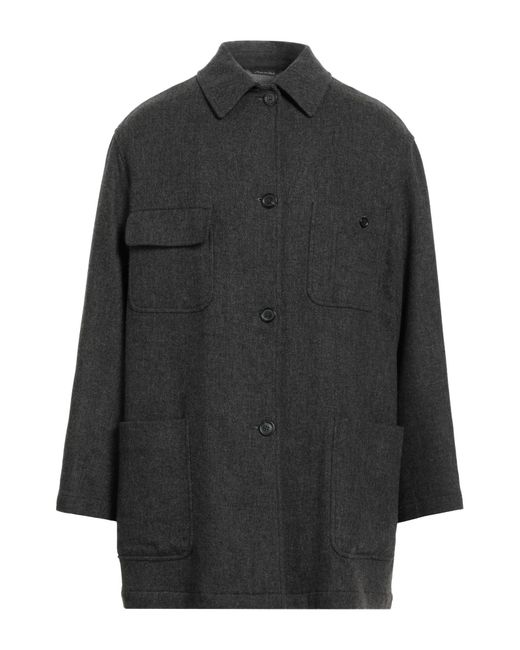 Tombolini Gray Overcoat & Trench Coat for men