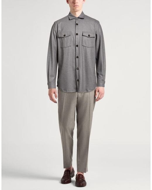 Moorer Gray Shirts for men