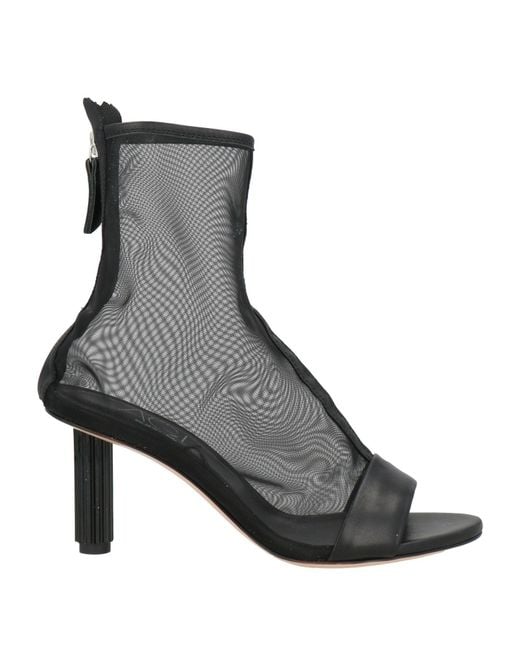 Agl Attilio Giusti Leombruni Black Ankle Boots Leather, Textile Fibers