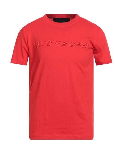 John Richmond Red T-shirt for men