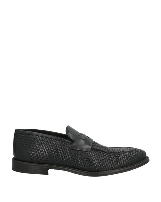 Roberto Botticelli Black Loafers for men