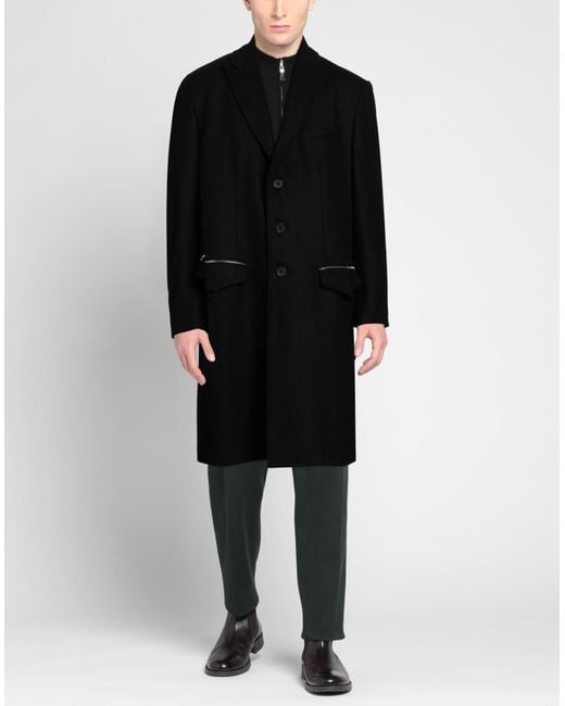 Abrigo Les Hommes de hombre de color Black
