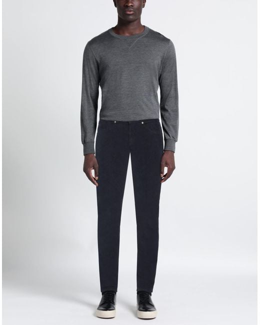 Dondup Blue Pants Cotton, Elastane for men