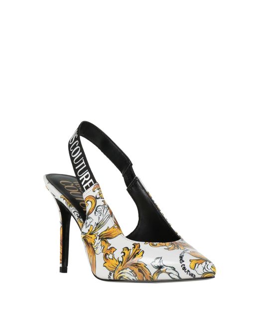 Versace Jeans Couture Metallic Pumps