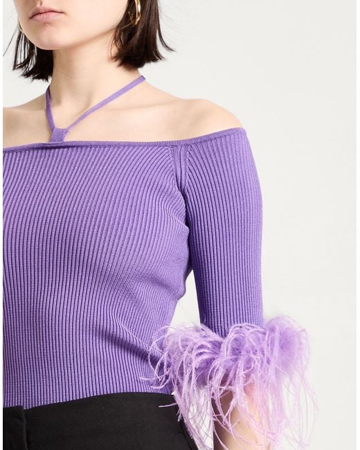 GIUSEPPE DI MORABITO Purple Pullover