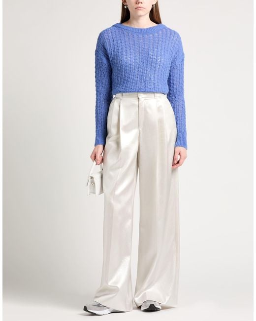 Alysi Blue Sweater Alpaca Wool, Polyamide