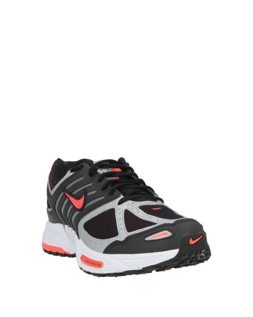 Nike Black Sneakers Textile Fibers, Synthetic Material for men