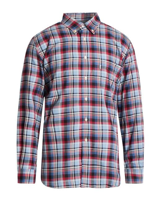 Camisa Barbour de hombre de color Blue