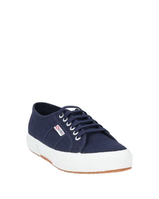 Superga Blue Sneakers Textile Fibers