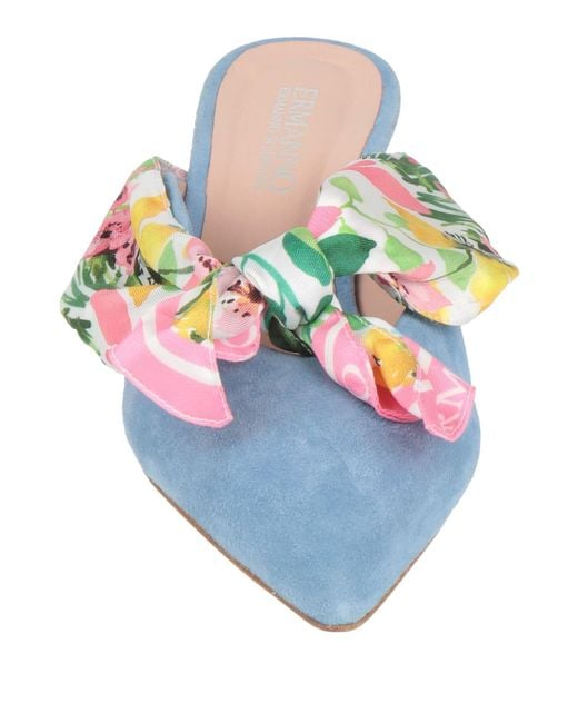 ERMANNO FIRENZE White Mules & Clogs