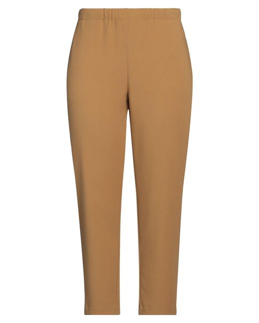 Ottod'Ame Natural Pants Polyester, Viscose, Elastane