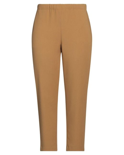 Ottod'Ame Natural Pants Polyester, Viscose, Elastane