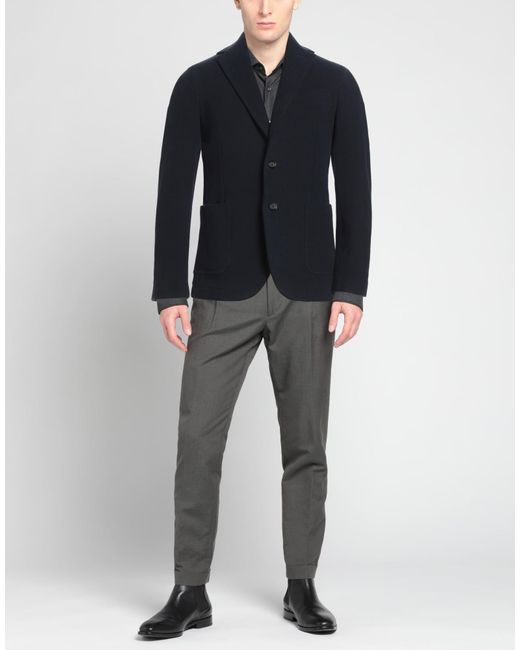 Circolo 1901 Blue Midnight Blazer Cotton, Elastane for men