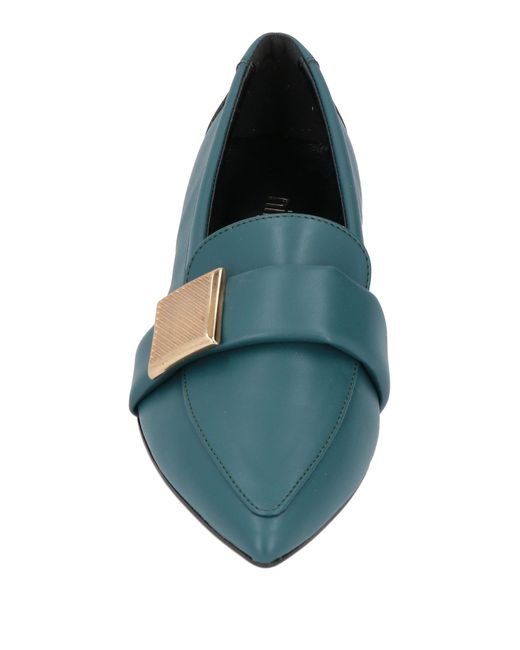 Nila & Nila Blue Loafers Textile Fibers