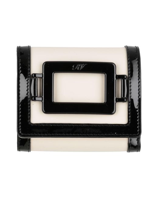 Roger Vivier Black Wallet Leather