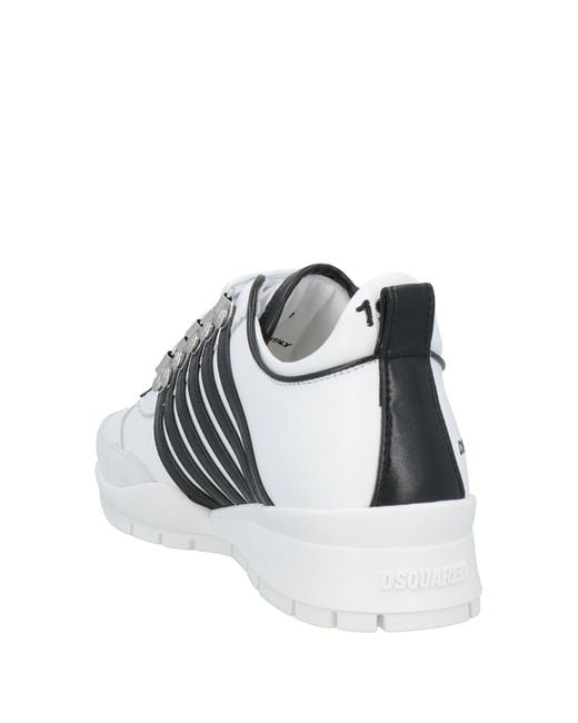 DSquared² White Sneakers Calfskin