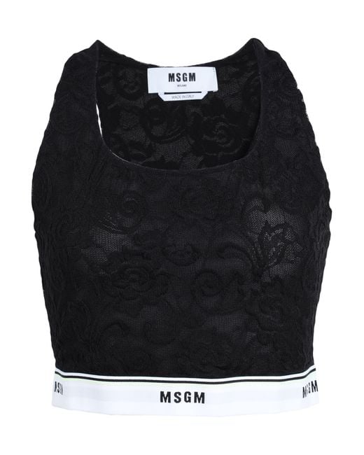 MSGM Black Top