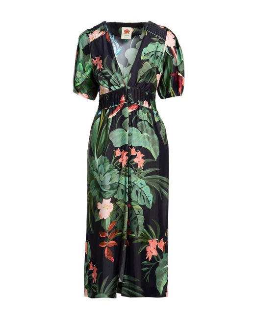 Farm Rio Green Midi Dresses