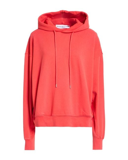Department 5 Red Sweatshirt Cotton