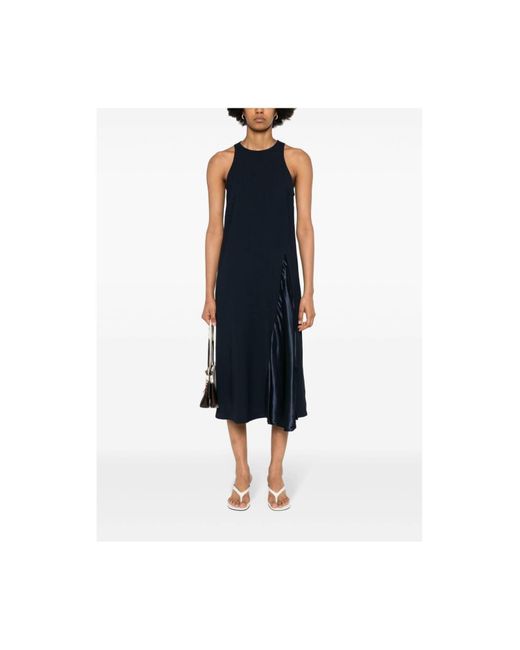 Erika Cavallini Semi Couture Blue Midi-Kleid