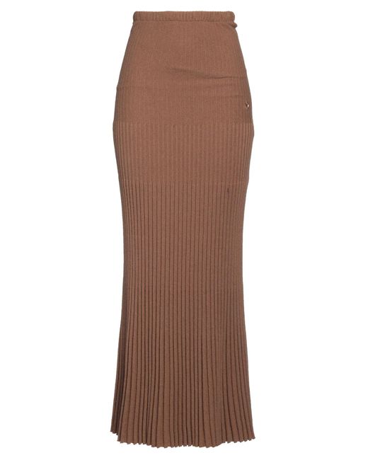 Gai Mattiolo Brown Maxi-Rock