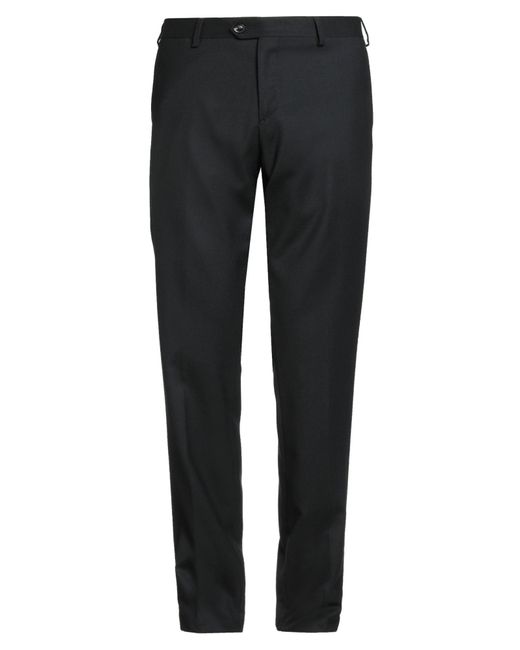 Lardini Black Midnight Pants Wool, Elastane for men