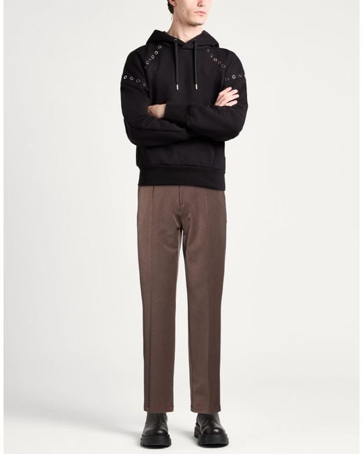 Berna Brown Pants Polyester, Viscose, Elastane for men