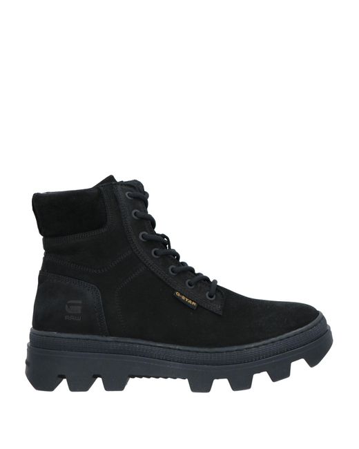 G-Star RAW Black Ankle Boots for men