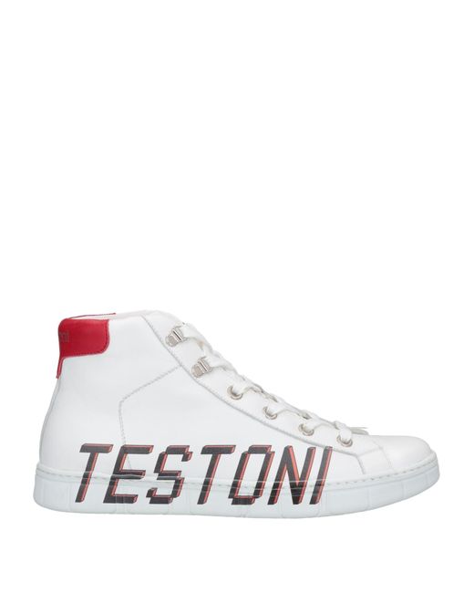 A.Testoni White Trainers for men