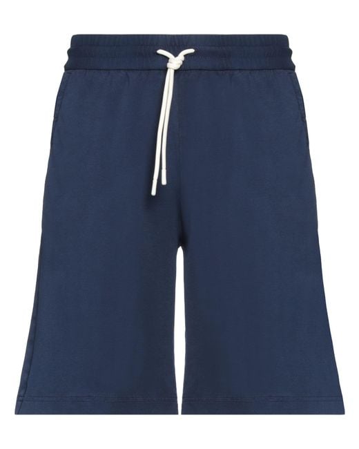 Circolo 1901 Blue Shorts & Bermuda Shorts Cotton, Elastane for men
