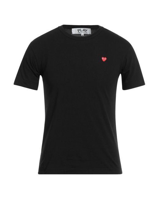 COMME DES GARÇONS PLAY Black T-shirt for men