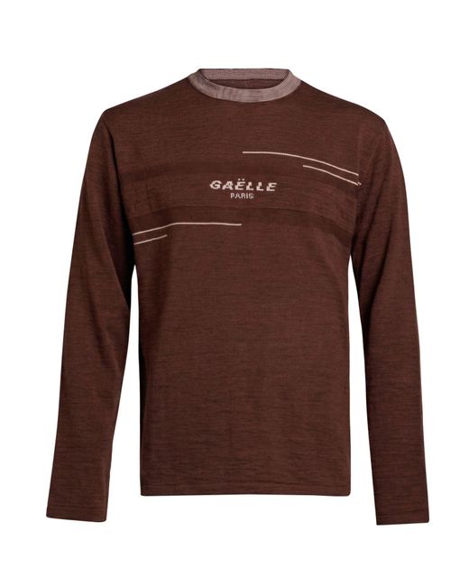 Gaelle Paris Brown Sweater Acrylic, Wool for men