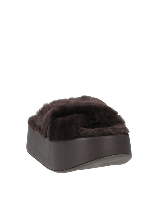 Eqüitare Brown Sandals Shearling