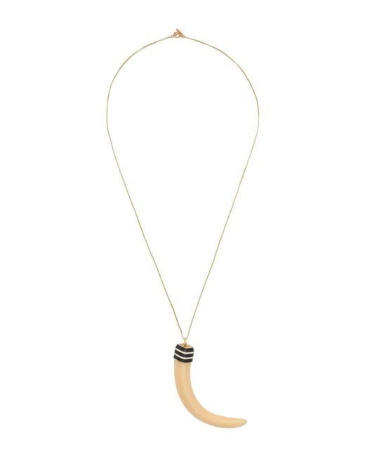 Collar Tory Burch de color White