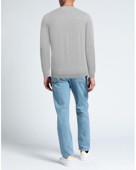 Roberto Collina Gray Sweater for men