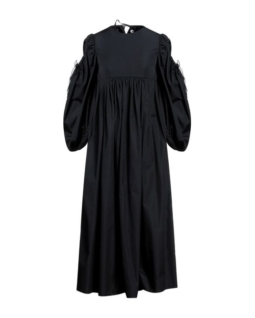 CECILIE BAHNSEN Black Maxi Dress