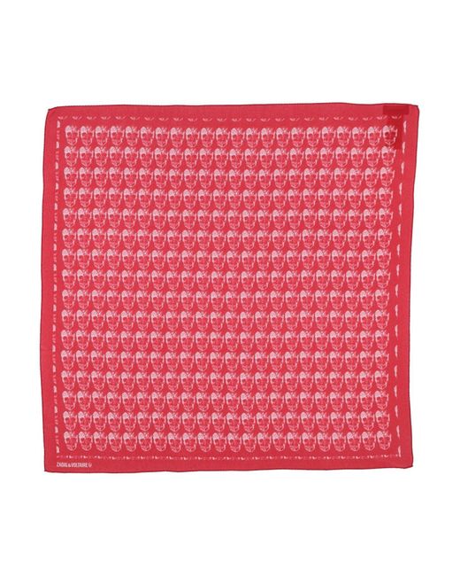 Zadig & Voltaire Red Scarf