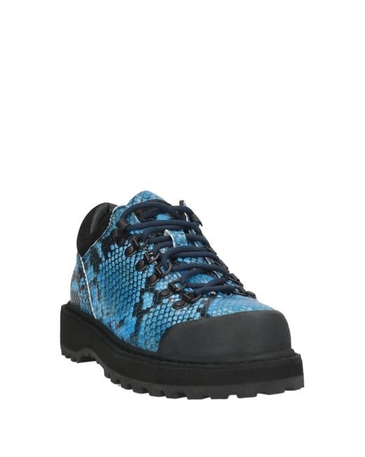 Diemme Blue Lace-Up Shoes Leather