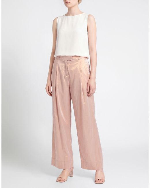 Alysi Pink Pants Viscose, Polyester