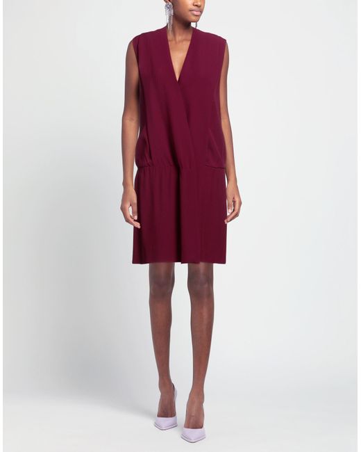 Vestito Corto di Grifoni in Purple
